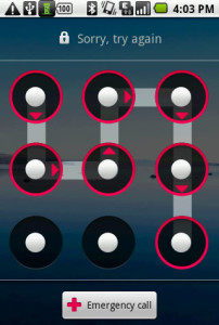 Android : Too many pattern attempts Solution