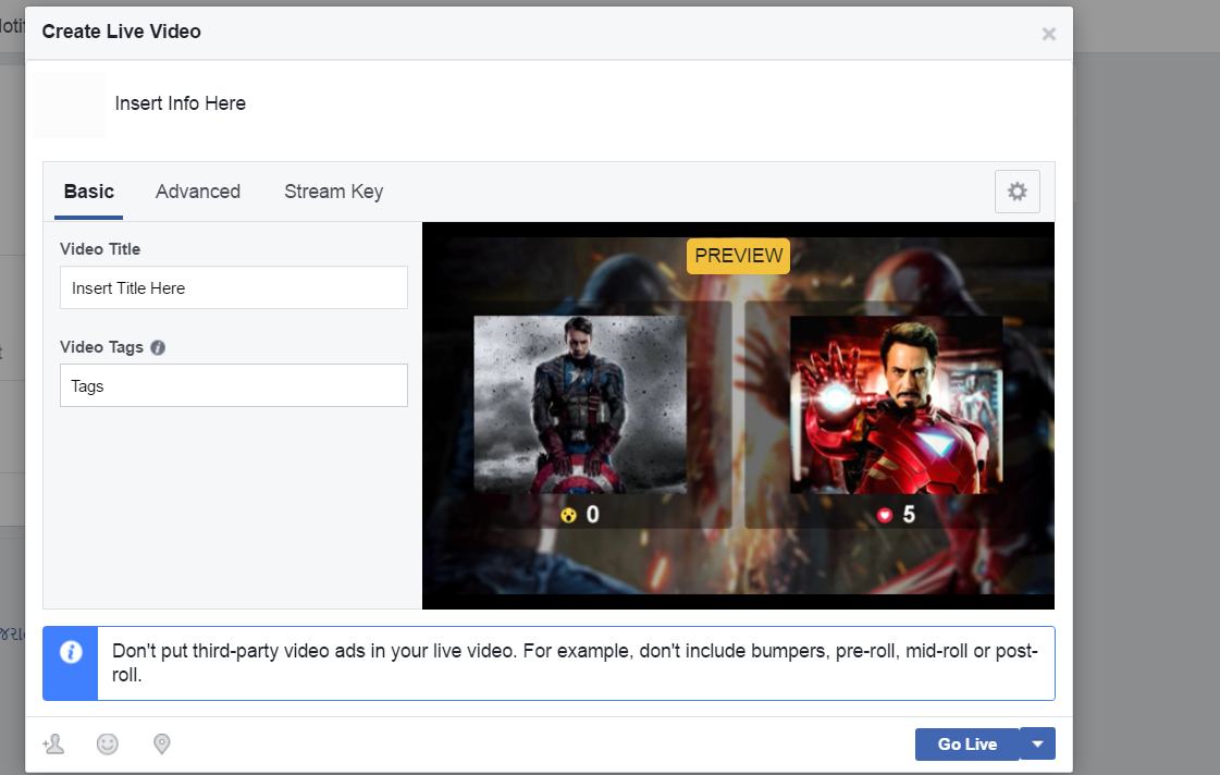 Tutorial Viral Live Video with Reaction